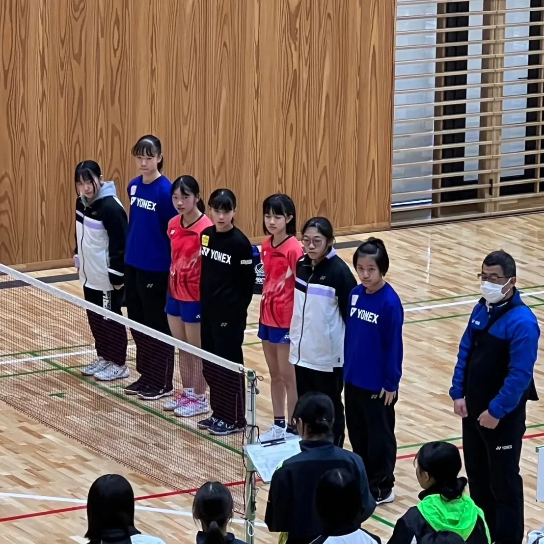 長野県中学生ジュニアオープンバドミントン大会に参加させていた...