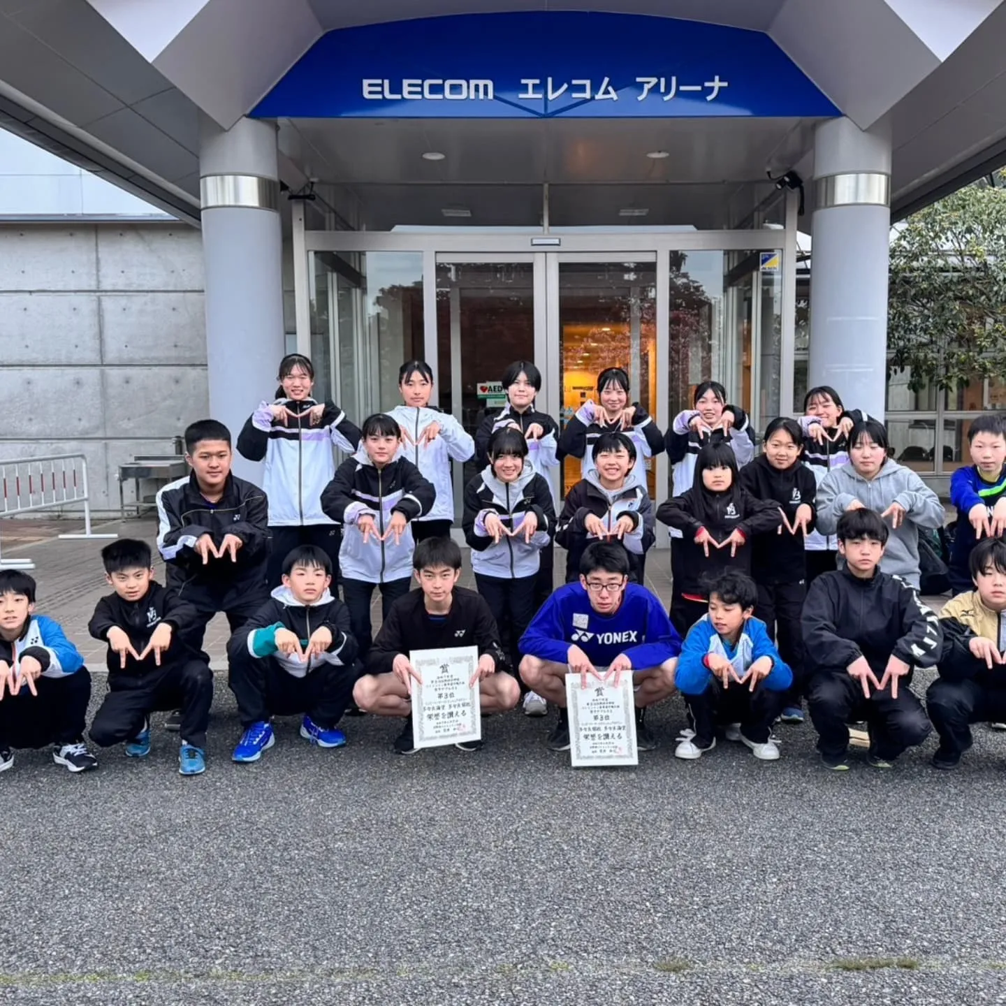 長野県中学生バドミントン春季選手権大会🏸