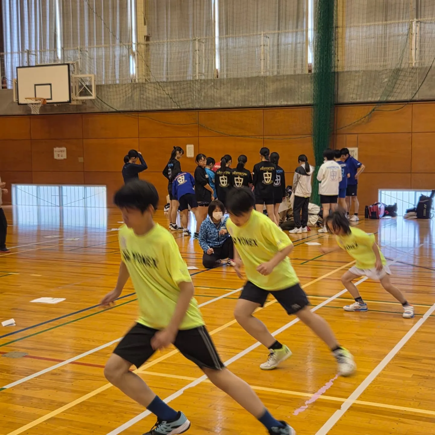 株式会社BCF の専門のトレーナーさんに来て頂いて、体力測定...