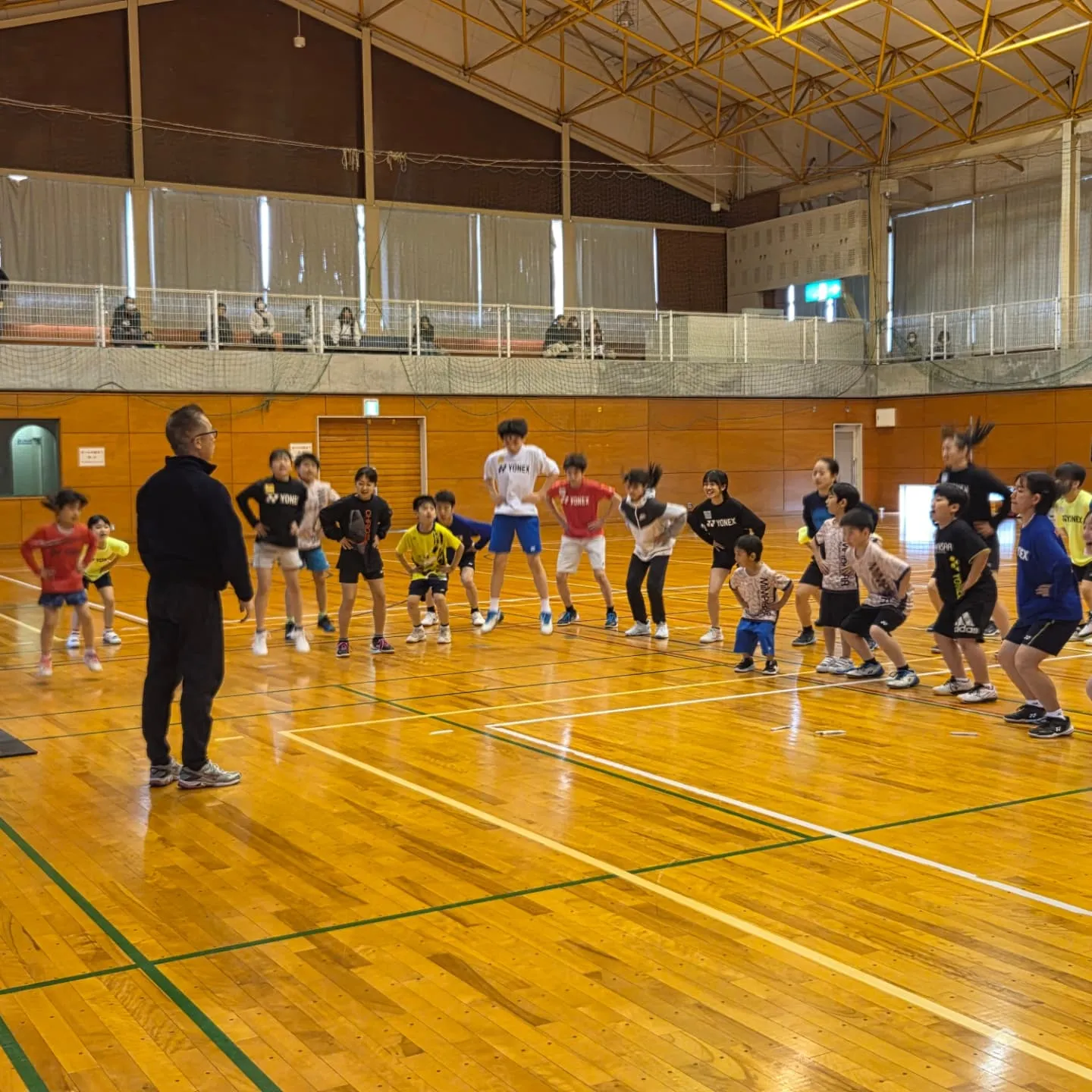 株式会社BCF の専門のトレーナーさんに来て頂いて、体力測定...