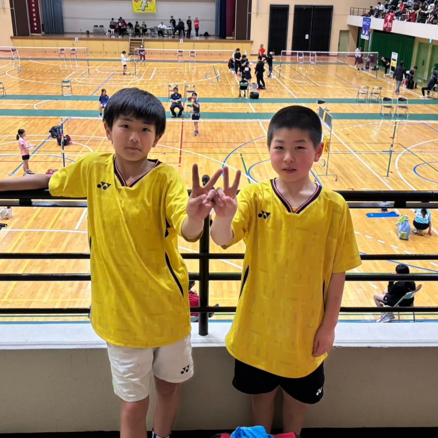 第4回長野県小学生ダブルスバドミントン大会🏸