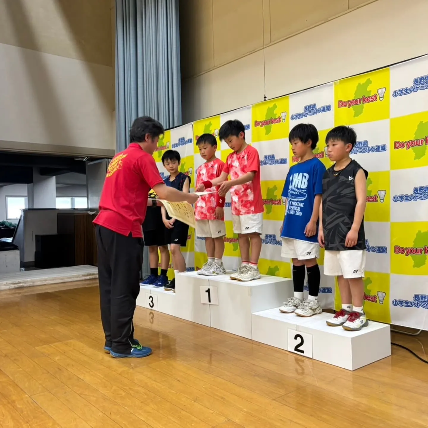 第4回長野県小学生ダブルスバドミントン大会🏸