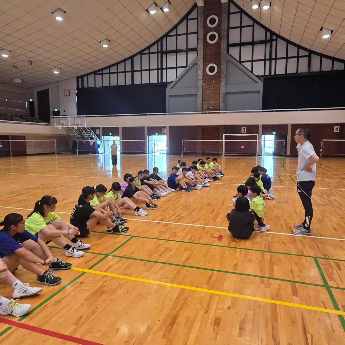 BCFさんによる体力測定のフィードバックを行っていただきまし...