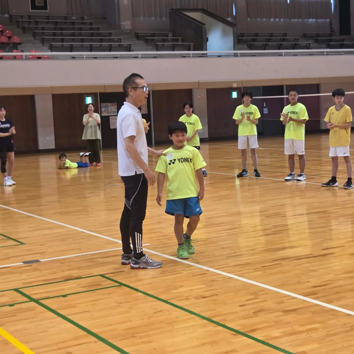 BCFさんによる体力測定のフィードバックを行っていただきまし...