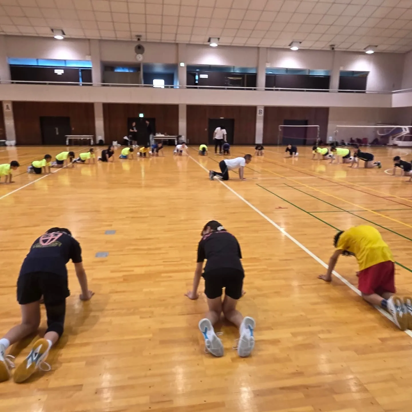 BCFさんによる体力測定のフィードバックを行っていただきまし...